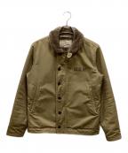 AVIREXアヴィレックス）の古着「N-1デッキジャケット」｜ベージュ
