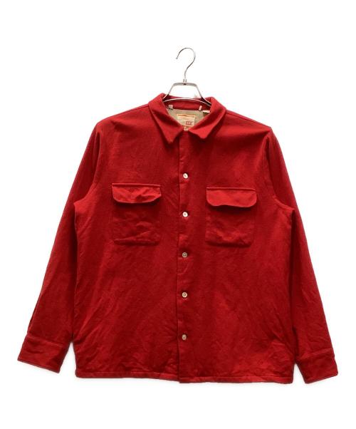 LEVI'S VINTAGE CLOTHING（リーバイス ビンテージ クロージング）LEVI'S VINTAGE CLOTHING (リーバイス ビンテージ クロージング) ウールシャツ レッド サイズ:Mの古着・服飾アイテム