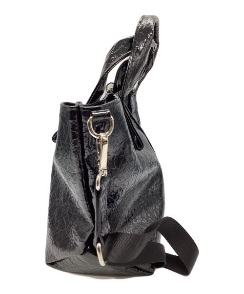 GALLARDA GALANTE（ガリャルダガランテ）GALLARDA GALANTE (ガリャルダガランテ) 2WAYパテントトートバッグ ブラックの古着・服飾アイテム