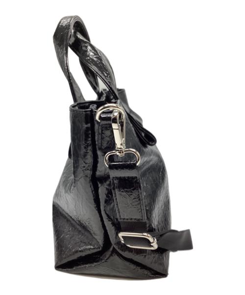 GALLARDA GALANTE（ガリャルダガランテ）GALLARDA GALANTE (ガリャルダガランテ) 2WAYパテントトートバッグ ブラックの古着・服飾アイテム