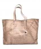 BOTTEGA VENETAボッテガベネタ）の古着「イントレッチオ リュージョン トートバッグ」｜ピンク