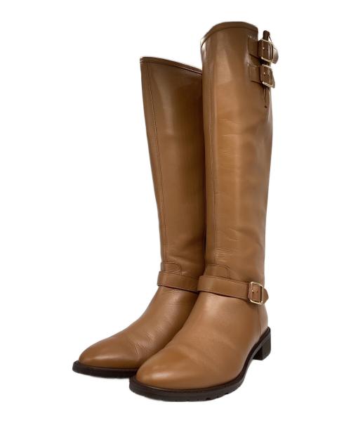 GINZA kanematsu（ギンザ カネマツ）GINZA Kanematsu (ギンザ カネマツ) ジョッキーブーツ ベージュ サイズ:24cmの古着・服飾アイテム