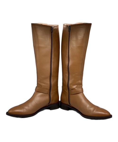 GINZA kanematsu（ギンザ カネマツ）GINZA Kanematsu (ギンザ カネマツ) ジョッキーブーツ ベージュ サイズ:24cmの古着・服飾アイテム