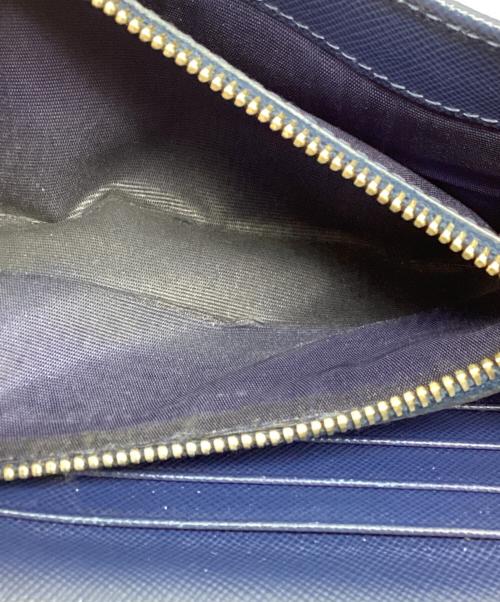 PRADA（プラダ）PRADA (プラダ) サフィアーノ長財布 ネイビーの古着・服飾アイテム