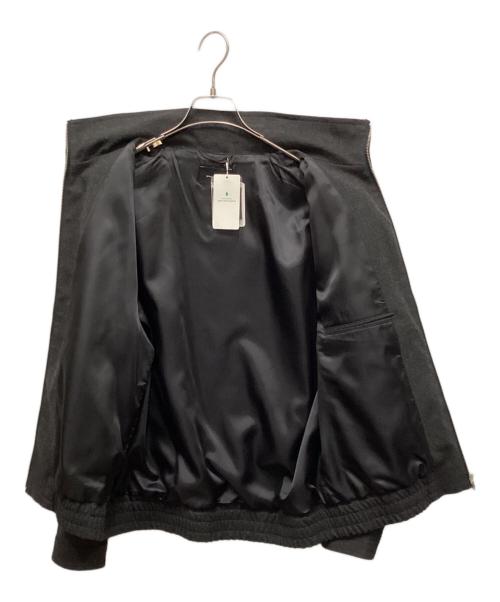 green label relaxing（グリーンレーベルリラクシング）green label relaxing (グリーンレーベルリラクシング) TRW フランネル スタンド ブルゾン グレー サイズ:M 未使用品の古着・服飾アイテム