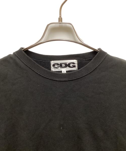 CDG（シーディージー）CDG (シーディージー) バックロゴプリントスウェット ブラック サイズ:XLの古着・服飾アイテム