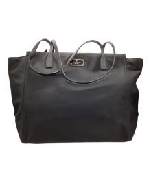 Kate Spade（ケイトスペード）の古着「ナイロントートバッグ」｜ブラック