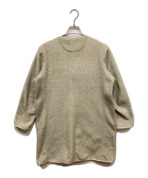 DANTON（ダントン）DANTON (ダントン) フリースロングカーディガン アイボリー サイズ:38の古着・服飾アイテム