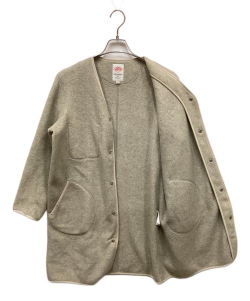 DANTON（ダントン）DANTON (ダントン) フリースロングカーディガン アイボリー サイズ:38の古着・服飾アイテム