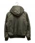 ALPHA (アルファ) フーデッド リブジャケット オリーブ サイズ:Ｌ：6000円