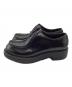 PRADA (プラダ) ダイアパソン オペークブラッシュドレザーシューズ ブラック サイズ:8.5：55000円
