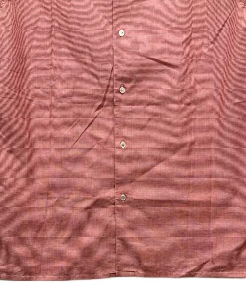 HERMES（エルメス）HERMES (エルメス) ストラップスリーブボーダーシャツ レッド サイズ:42の古着・服飾アイテム