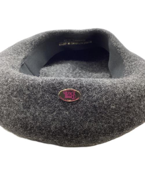 MAISON BIRTH（メゾン バース）maison birth (メゾン バース) ベレー帽 グレー サイズ:FREEの古着・服飾アイテム