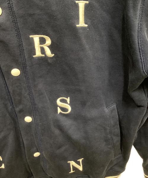 maison kitsune（メゾンキツネ）maison kitsune (メゾンキツネ) スタジャン ネイビー サイズ:Mの古着・服飾アイテム