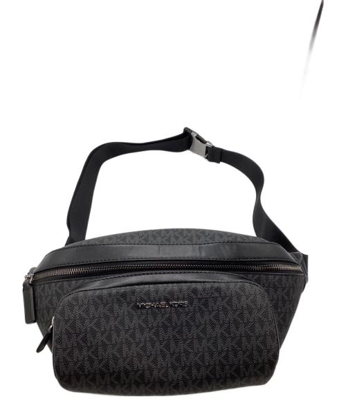 MICHAEL KORS（マイケル・コース）MICHAEL KORS (マイケル・コース) COOPER UTILITY BELT BAG ブラックの古着・服飾アイテム