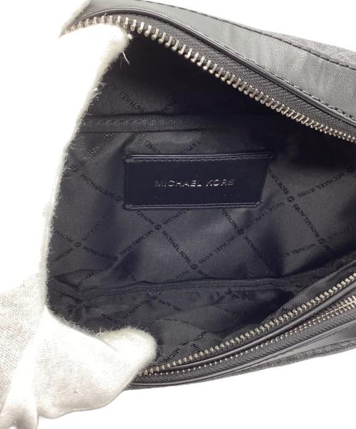 MICHAEL KORS（マイケル・コース）MICHAEL KORS (マイケル・コース) COOPER UTILITY BELT BAG ブラックの古着・服飾アイテム