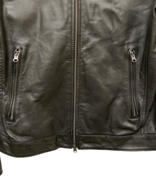 JOURNAL STANDARD relume（ジャーナルスタンダード レリューム）JOURNAL STANDARD relume (ジャーナルスタンダード レリューム) ラムレザージャケット ブラック サイズ:Ｍの古着・服飾アイテム