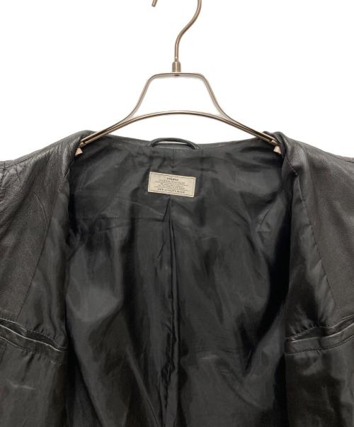 JOURNAL STANDARD relume（ジャーナルスタンダード レリューム）JOURNAL STANDARD relume (ジャーナルスタンダード レリューム) ラムレザージャケット ブラック サイズ:Ｍの古着・服飾アイテム