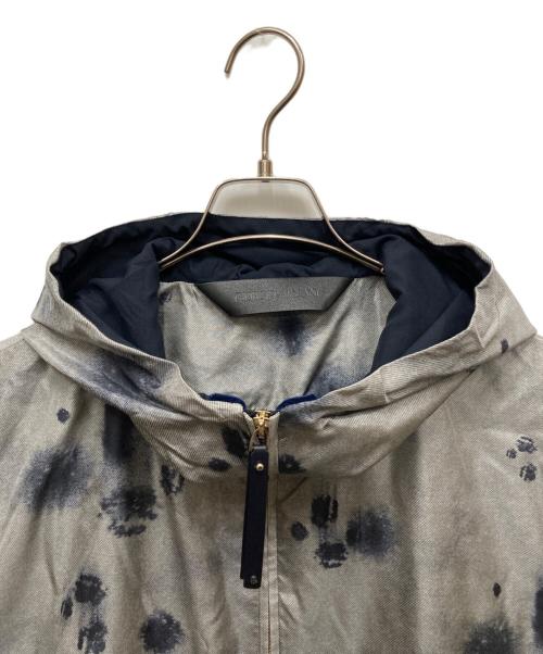 GIORGIO ARMANI（ジョルジョアルマーニ）GIORGIO ARMANI (ジョルジョアルマーニ) フーデッドジャケット グレー サイズ:48の古着・服飾アイテム