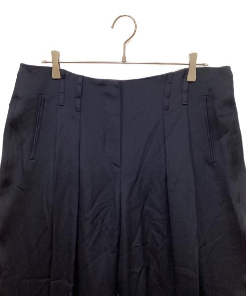 GIORGIO ARMANI（ジョルジョアルマーニ）GIORGIO ARMANI (ジョルジョアルマーニ) シルクスラックス ネイビー サイズ:48の古着・服飾アイテム