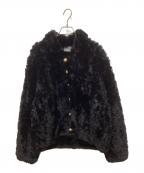 paula lishmanポーラリシュマン）の古着「ファージャケット」｜ブラック