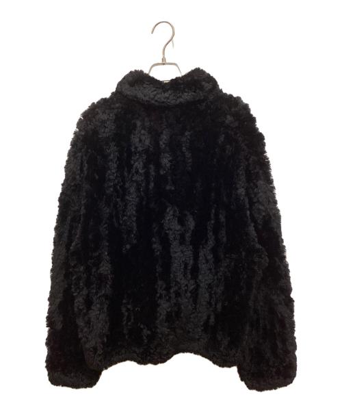 paula lishman（ポーラリシュマン）paula lishman (ポーラリシュマン) ファージャケット ブラック サイズ:Mの古着・服飾アイテム