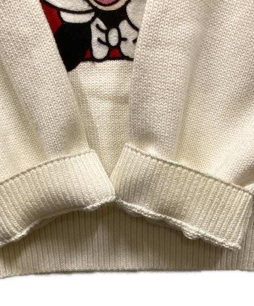 KITH（キス）KITH DISNEY Kith For Mickey & Friends Minnie K Crewneck Sweater 'Sandrift'/キスフォーミッキーアンドフレンズミッキークルーネックスウェットサンドリフト サイズ:XXLの古着・服飾アイテム