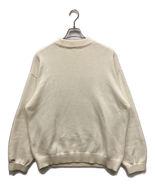 KITH（キス）KITH DISNEY Kith For Mickey & Friends Minnie K Crewneck Sweater 'Sandrift'/キスフォーミッキーアンドフレンズミッキークルーネックスウェットサンドリフト サイズ:XXLの古着・服飾アイテム