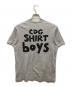 COMME des GARCONS SHIRT boys (コムデギャルソンシャツボーイズ) バックロゴTシャツ グレー サイズ:M：5000円