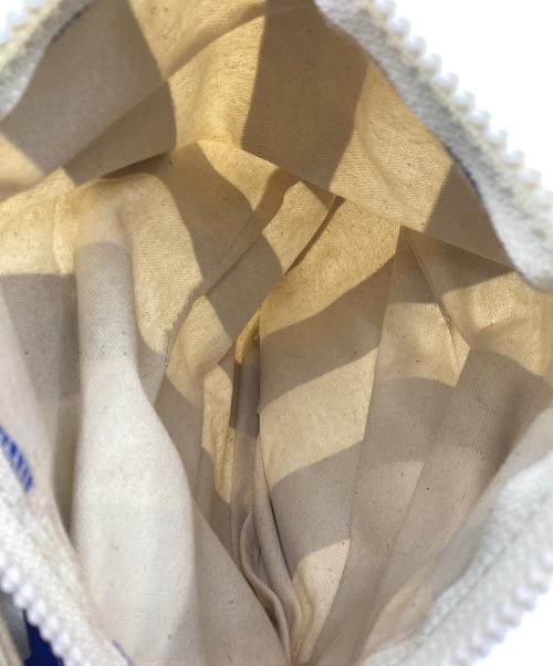 whowhat（フーワット）whowhat (フーワット) ストライプ柄リボンバッグ ブルーの古着・服飾アイテム