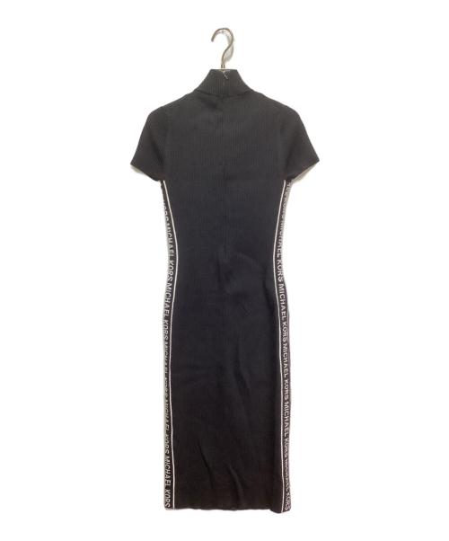 MICHAEL KORS（マイケル・コース）MICHAEL KORS (マイケル・コース) ニットノースリーブワンピース ブラック サイズ:Sの古着・服飾アイテム