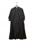 BALLSEYボールジィ）の古着「スパンブロード バックプリーツシャツワンピース」｜グレー