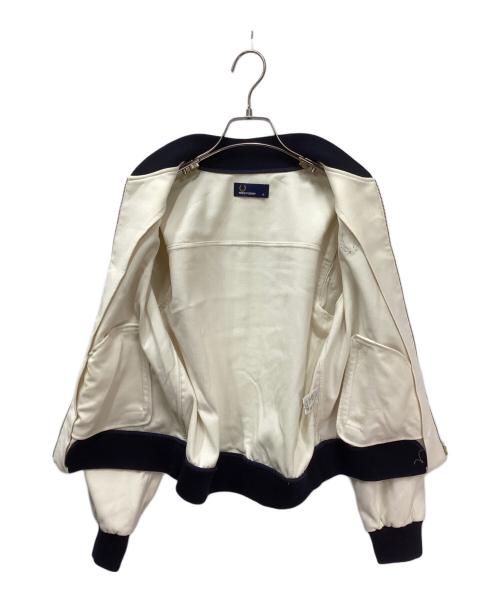 FRED PERRY（フレッドペリー）FRED PERRY (フレッドペリー) ストライプジャケット アイボリー サイズ:10の古着・服飾アイテム