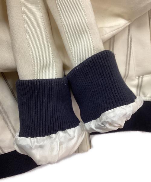 FRED PERRY（フレッドペリー）FRED PERRY (フレッドペリー) ストライプジャケット アイボリー サイズ:10の古着・服飾アイテム