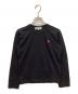 PLAY COMME des GARCONS（プレイコムデギャルソン）の古着「ワンポイントワッペンカットソー」｜ブラック