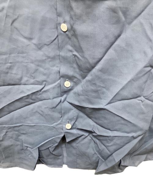 MACPHEE（マカフィー）MACPHEE (マカフィー) コットンオーガンジー バンドカラーシャツ スカイブルー サイズ:36 未使用品の古着・服飾アイテム
