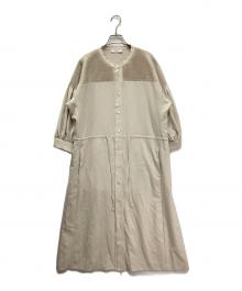 ASTRAET（アストラット）の古着「ピンタック ドローコード ワンピース」｜アイボリー