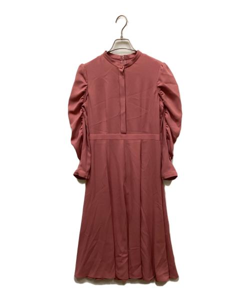 ANAYI（アナイ）ANAYI (アナイ) アムンゼンベルト付き切り替え ワンピース ピンク サイズ:36の古着・服飾アイテム