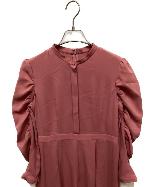 ANAYI（アナイ）ANAYI (アナイ) アムンゼンベルト付き切り替え ワンピース ピンク サイズ:36の古着・服飾アイテム