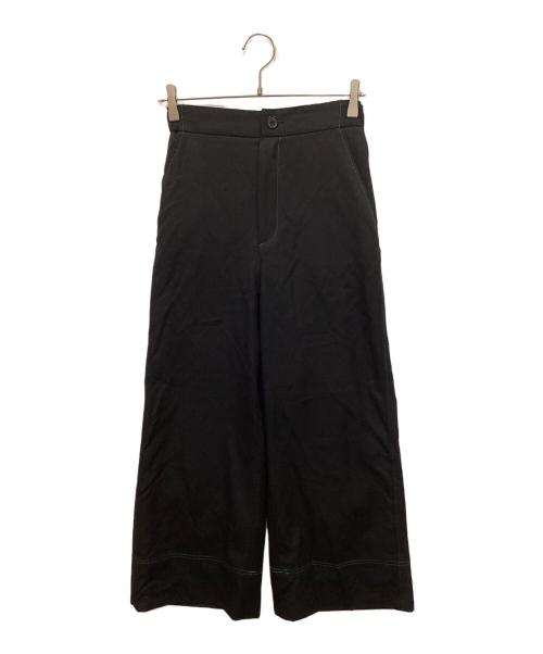 CABAN（キャバン）CABaN (キャバン) ウールツイル ワイドパンツ ブラック サイズ:xsの古着・服飾アイテム