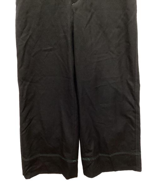 CABAN（キャバン）CABaN (キャバン) ウールツイル ワイドパンツ ブラック サイズ:xsの古着・服飾アイテム