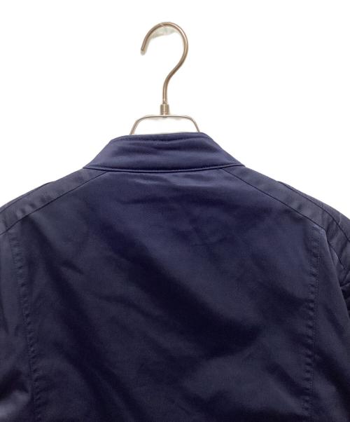 DIESEL（ディーゼル）DIESEL (ディーゼル) ナイロンシングルライダース ネイビー サイズ:Lの古着・服飾アイテム