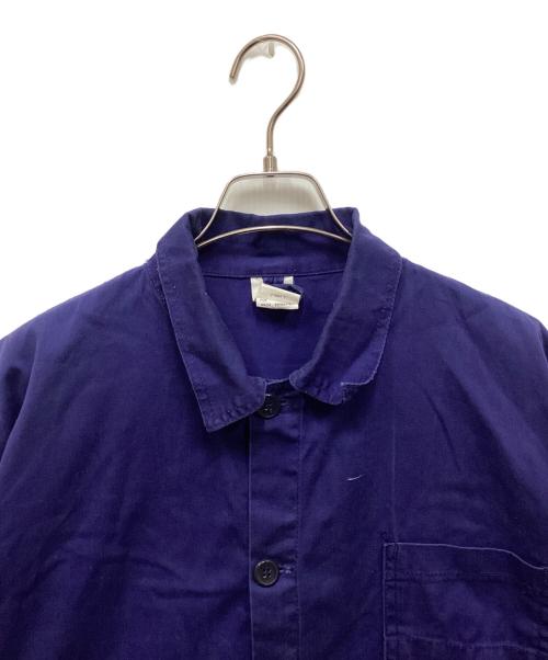 VINTAGE（ヴィンテージ）VINTAGE (ヴィンテージ) ユーロワークジャケット ブルー サイズ:52の古着・服飾アイテム