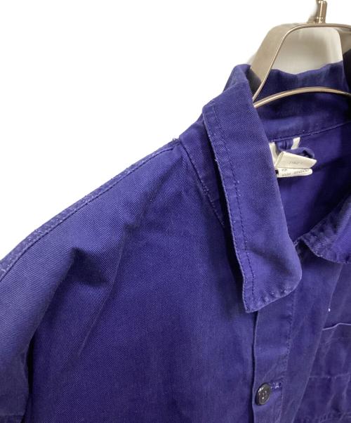 VINTAGE（ヴィンテージ）VINTAGE (ヴィンテージ) ユーロワークジャケット ブルー サイズ:52の古着・服飾アイテム