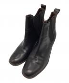 MARGARET HOWELL ideaマーガレット ハウエル アイディア）の古着「サイドゴアブーツ」｜ブラック