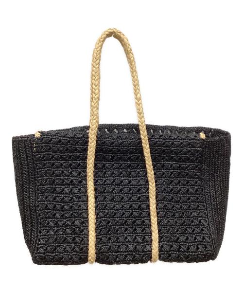 MAISON N.H PARIS（メゾン・エヌ・アッシュ・パリ）MAISON N.H PARIS (メゾン・エヌ・アッシュ・パリ) カゴバッグ ブラック サイズ:表記無しの古着・服飾アイテム