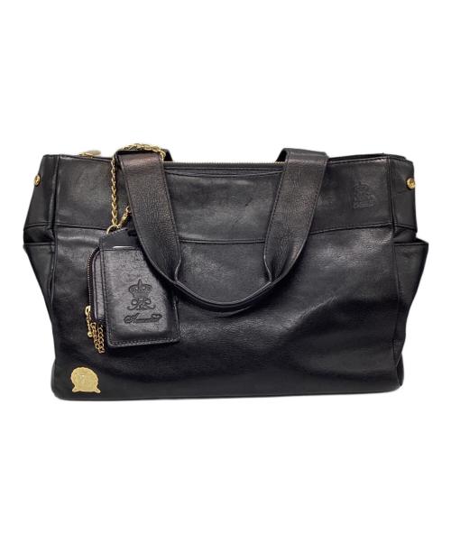 A.D.M.J.（エーディーエムジェイ）A.D.M.J. (エーディーエムジェイ) ハンドバッグ ブラックの古着・服飾アイテム