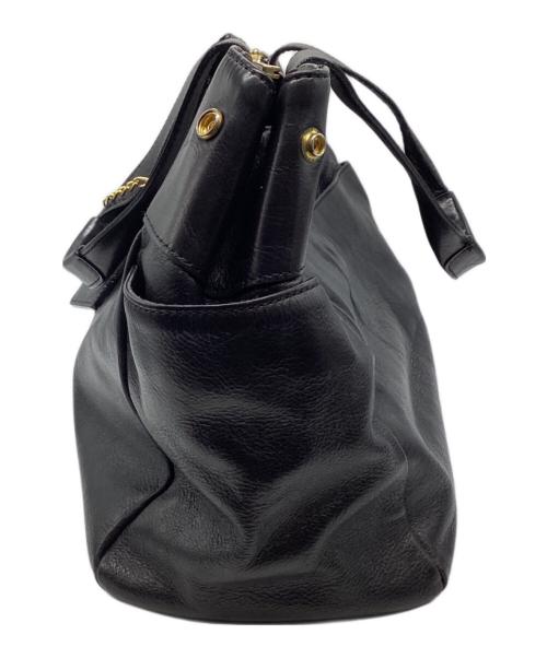 A.D.M.J.（エーディーエムジェイ）A.D.M.J. (エーディーエムジェイ) ハンドバッグ ブラックの古着・服飾アイテム