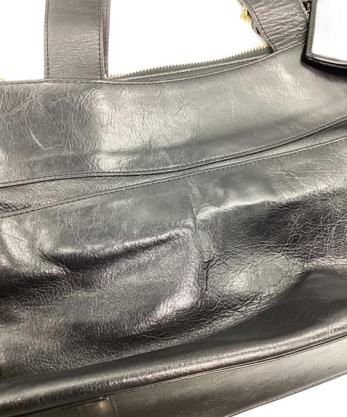 A.D.M.J.（エーディーエムジェイ）A.D.M.J. (エーディーエムジェイ) ハンドバッグ ブラックの古着・服飾アイテム