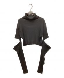 ANDMARY（アンドマリー）の古着「タートルネックニット」｜ブラック